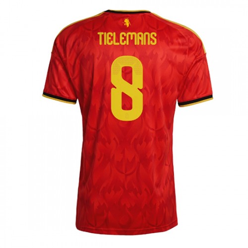 Belgia Youri Tielemans #8 Kotipaita MM-kisat 2026 Lyhythihainen